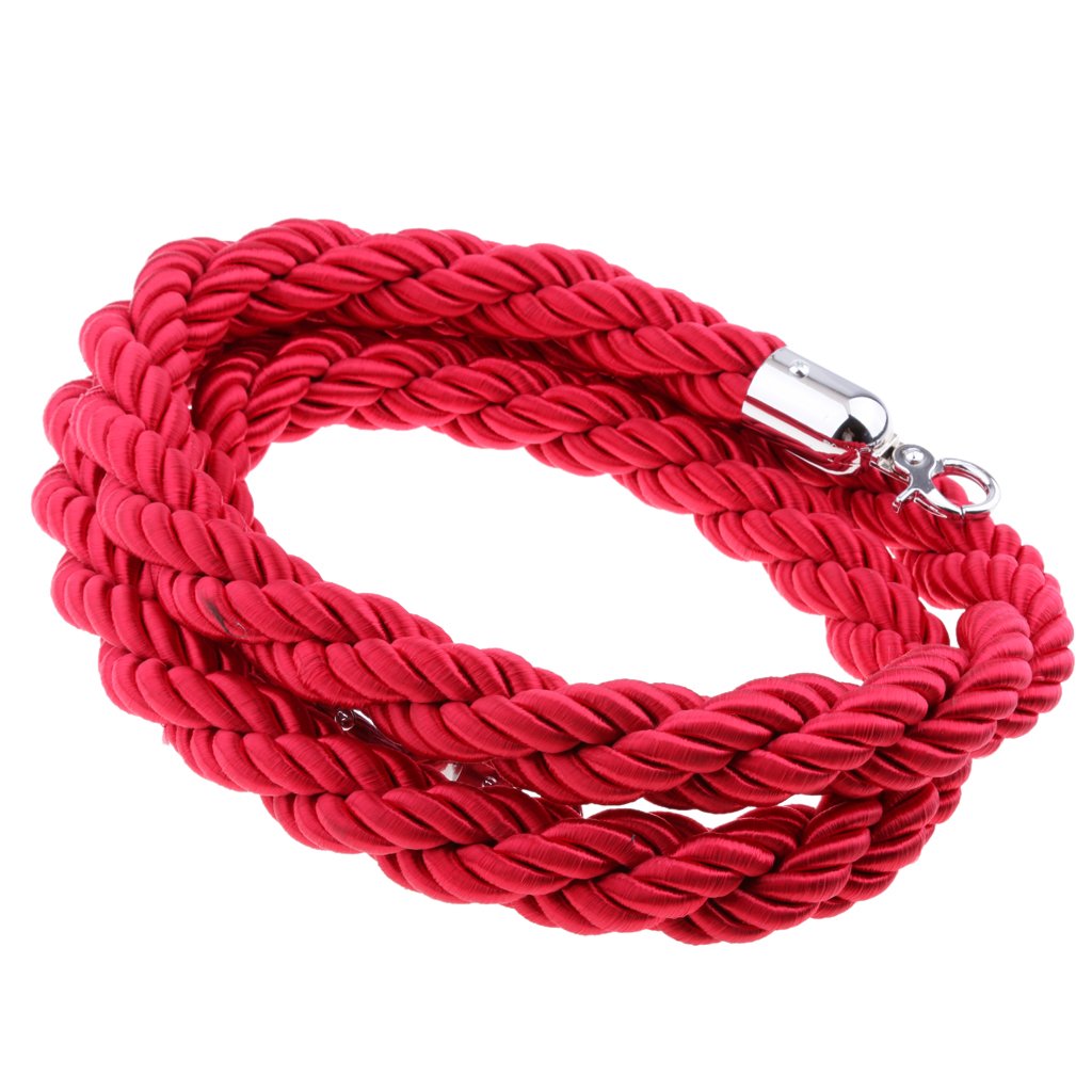 Nylon Handlaufseil Absperrseil 32mm, Rot, 2m