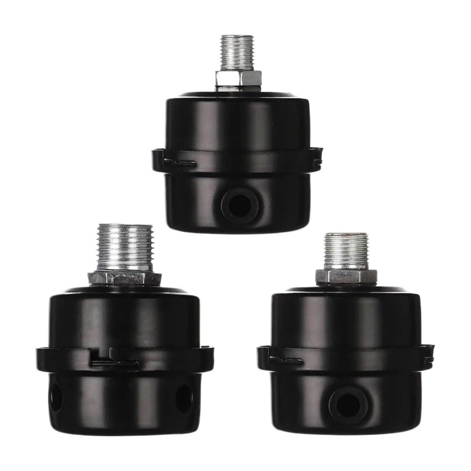 1 pz 12,5 mm 16 mm 20 mm Filtro di aspirazione in metallo Silenziatore di silenziamento Ricambi for compressore d'aria 1/2 '' 5/8 "3/4 Filettatura M12(16mm)