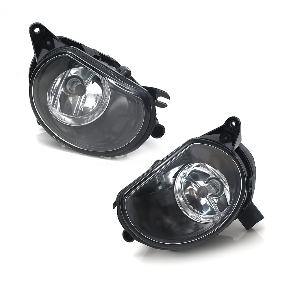 Riloer 1 pieza Lámpara de luz antiniebla del parachoques delantero del coche, lado del pasajero, apto para A-UD-I A3 2004-2008 Q7 2007-2009, 8P0941699A (izquierda), 8P0941700A (derecha)