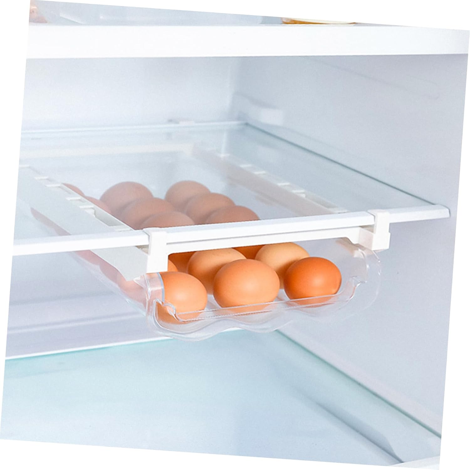 Suspension Type Egg Holder for Refrigerator Egg Storage Container Lid Practical and Organizer for Kitchen and Food Storage