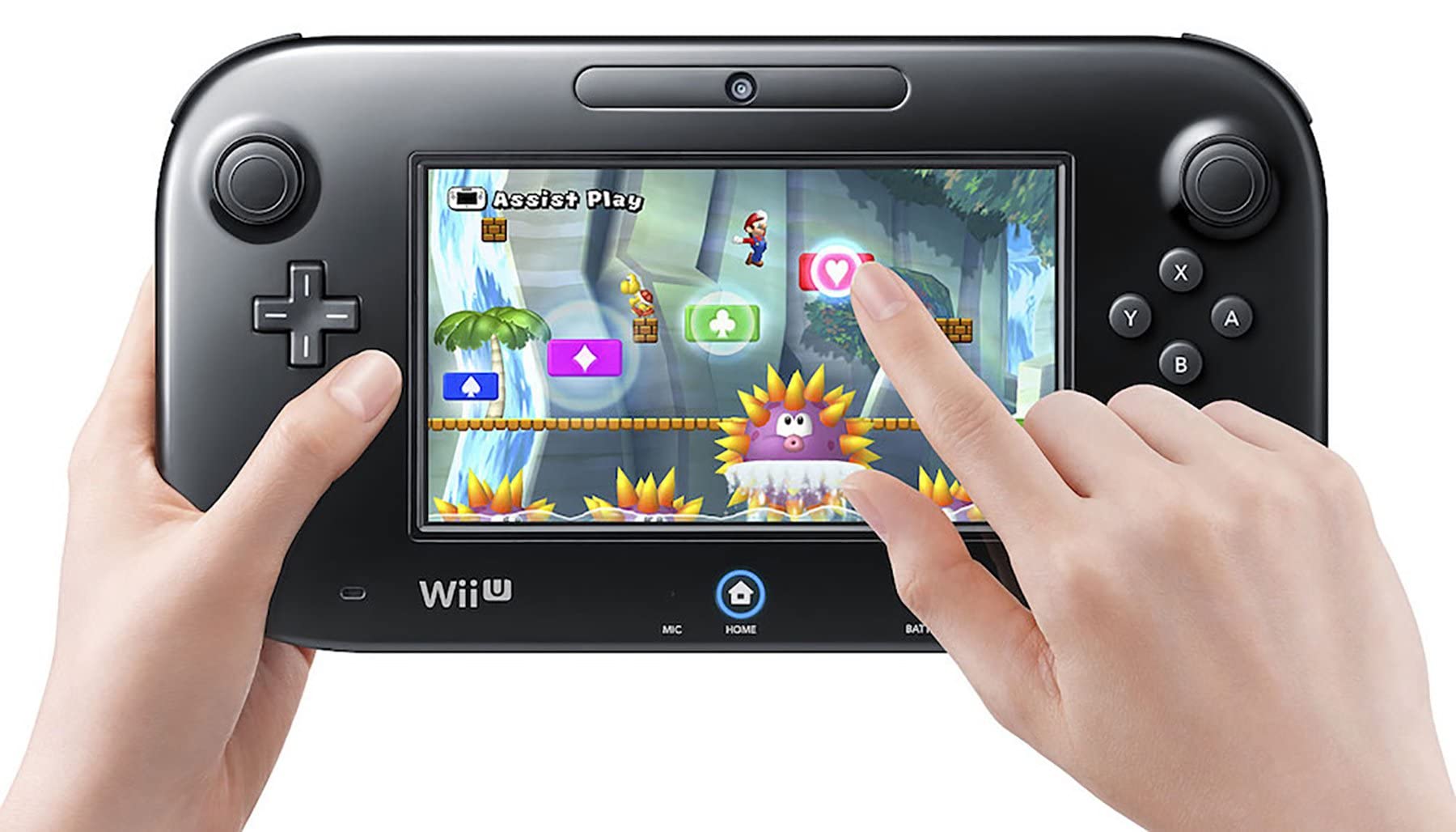 Amazon.com: Nintendo Wii U Black Gamepad - Replacement ONLY - no