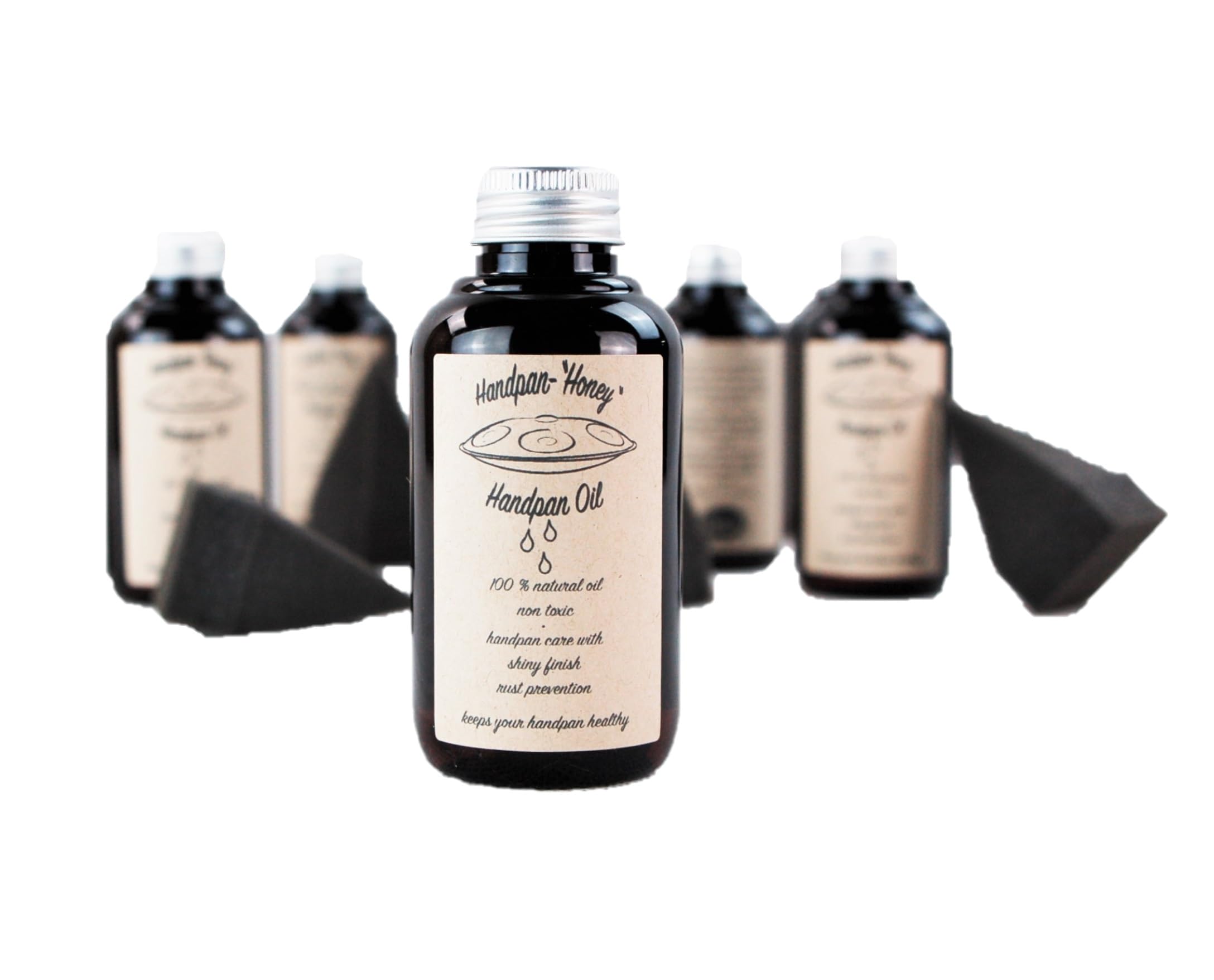Baur&Brown Handpan Huile d'entretien « Handpan Honey », Handpan Care, Hanpan Oil, Handpan Care