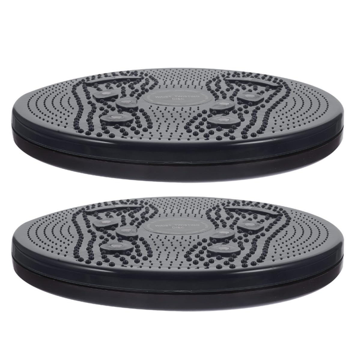 Planche à Torsion Taille Noire en PP, Lot de 2 Pièces