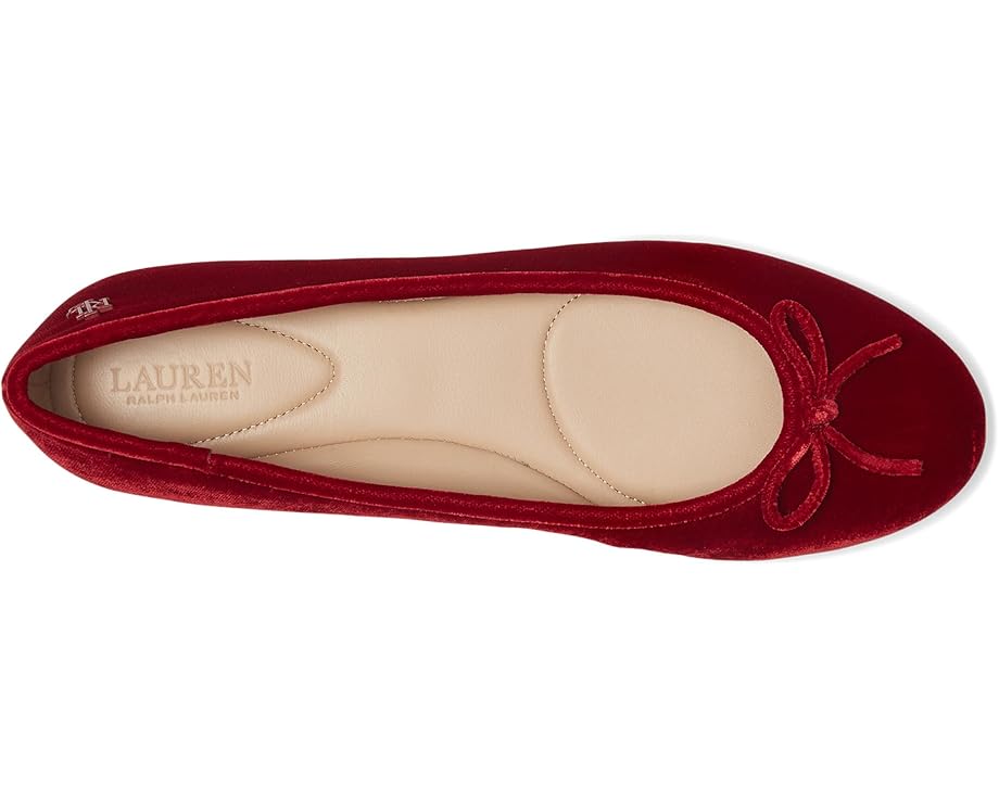 Lauren Ralph Lauren Jayna III Velvet Flats - Top View