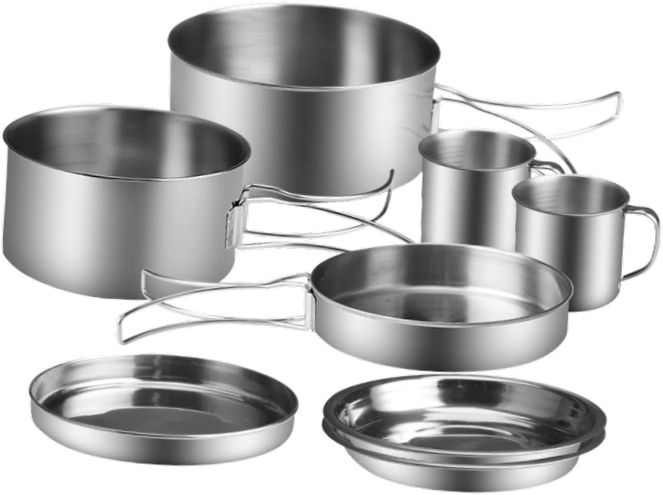 Camping Mess Kit Stainless Steel Utensils for Fishing Picnic Backpacking