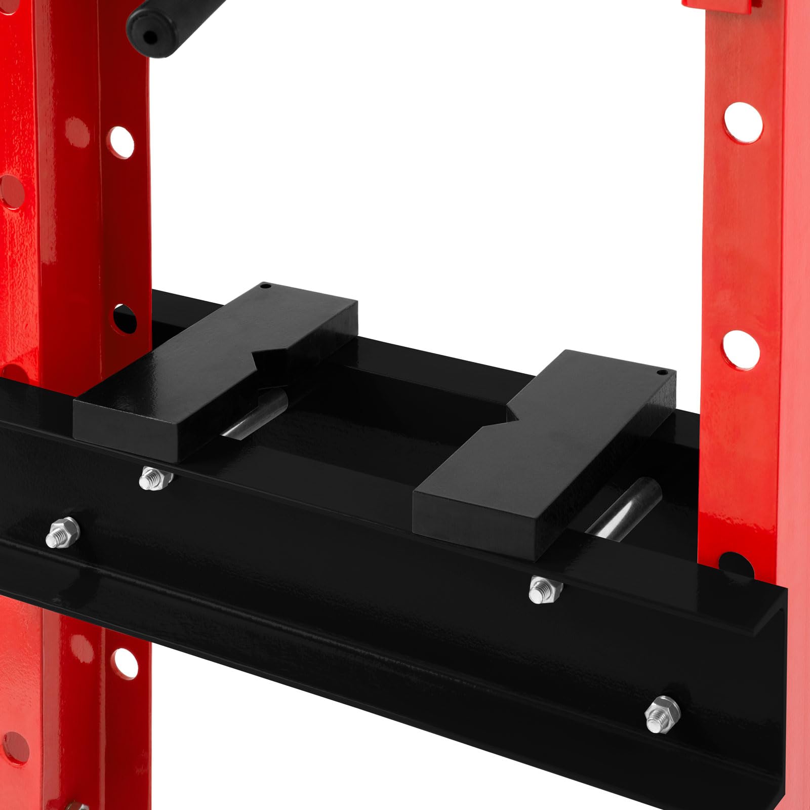 EBERTH Presse hydraulique d'atelier 20T, réglable en 7 positions, Hauteur de travail maximale 1080 mm, Largeur de travail 520 mm, Hauteur totale 1500 mm, 2 mâchoires d'appui, Vérin hydraulique