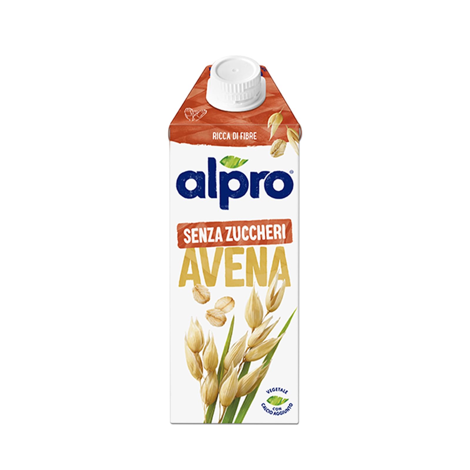 ALPRO SENZA ZUCCHERI, Bevanda all'AVENA, Alternativa Vegetale al Latte, Naturalmente Senza Lattosio, con vitamine B2 e D2, Fonte di Calcio - 8 confezioni da 750 ml