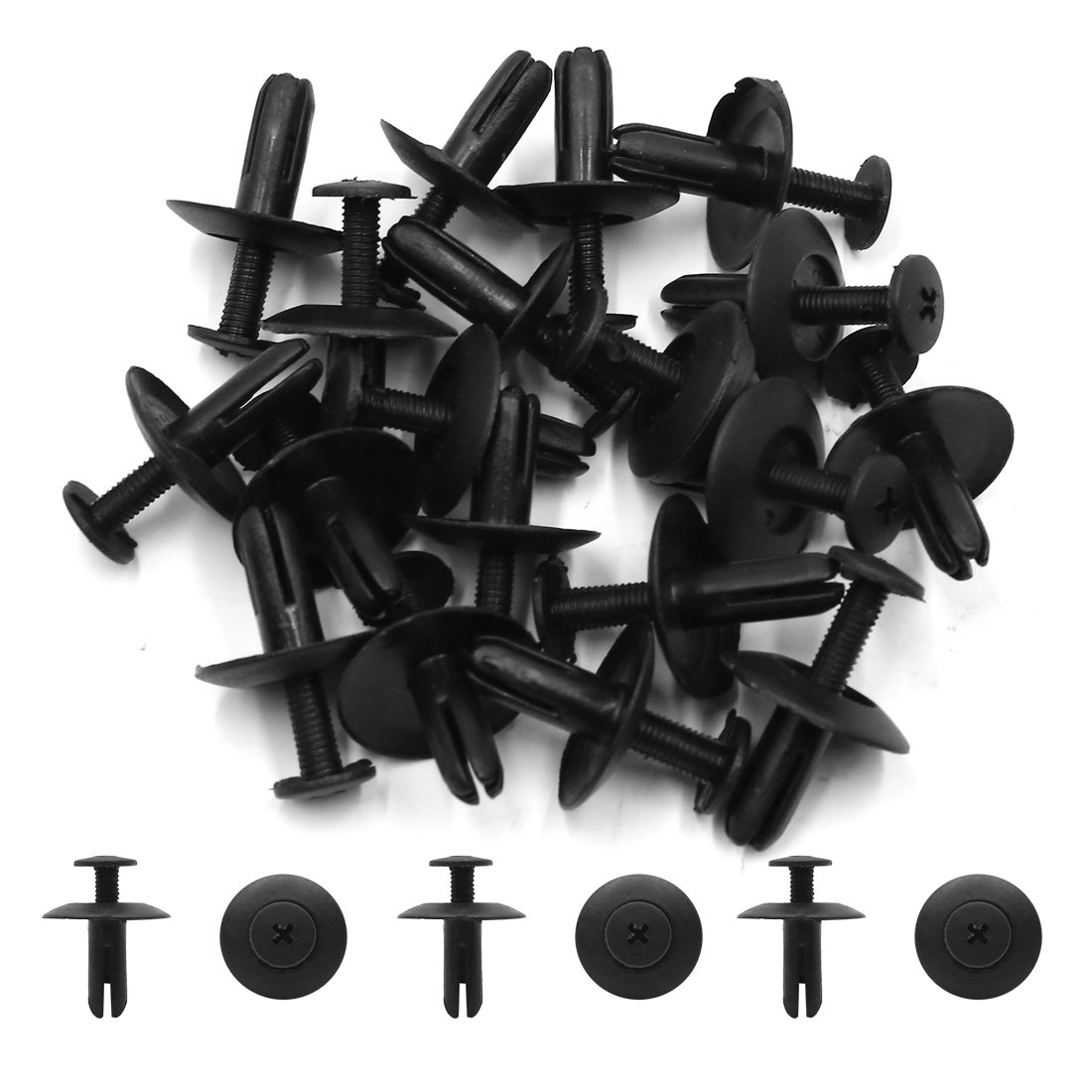A ABSOPRO Auto Porta Pannello Fermo Clip Rivetto Fissaggio Plastica