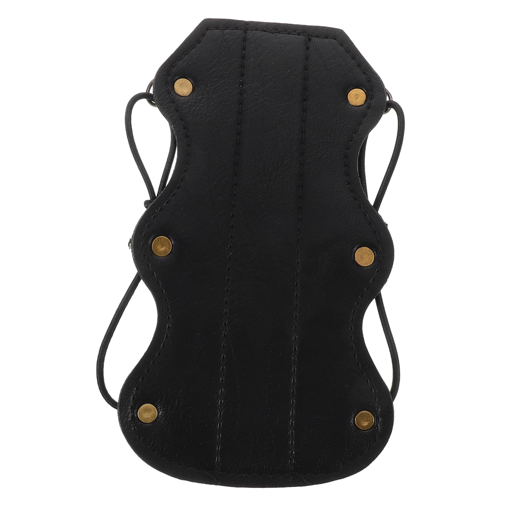 Toyvian Arm Guard Protector for Archery Adjustable Forearm Wrist Protector Lightweight PU Leather Design Stylish Outdoor Sports Gear for Shooting Practice and Cosplay