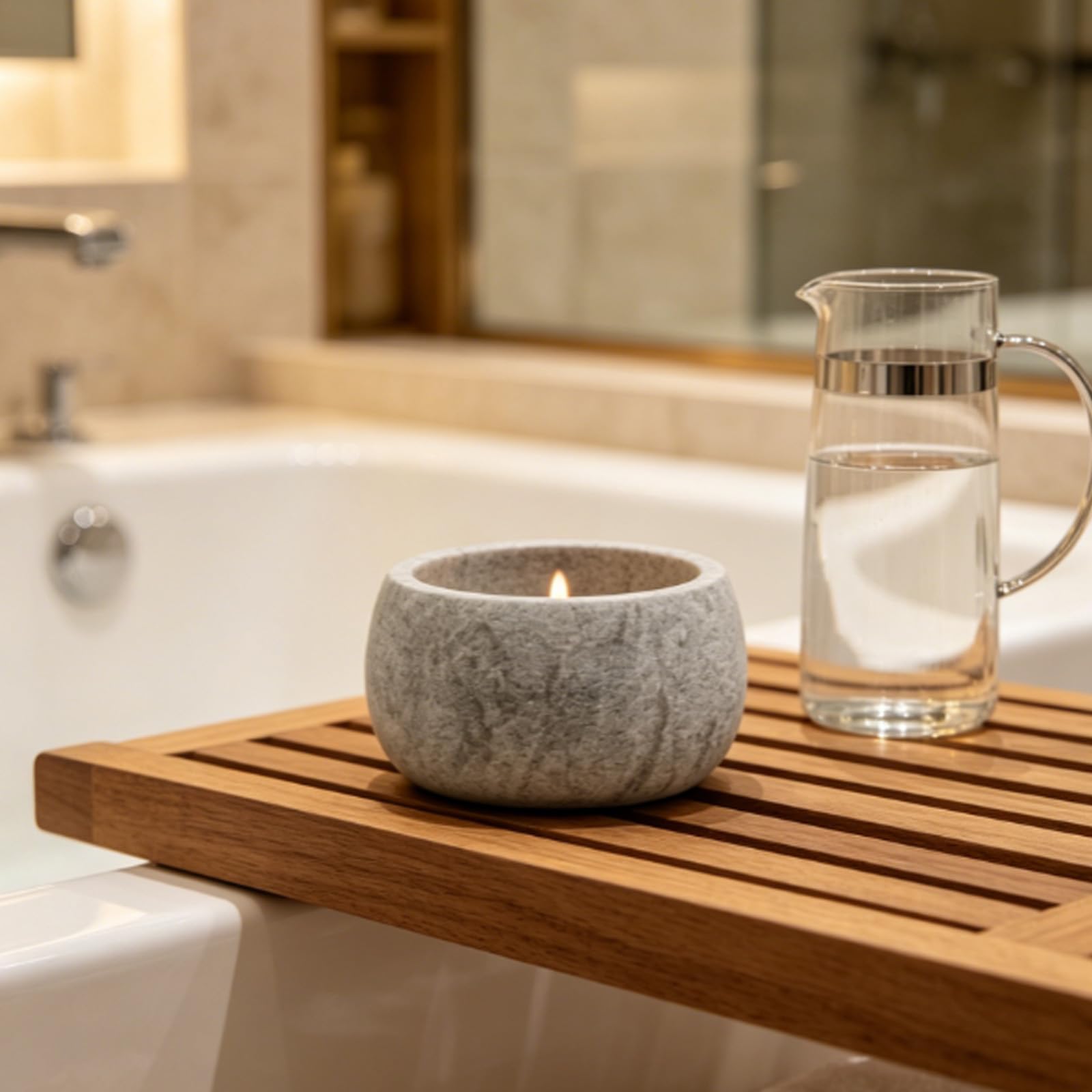 Sauna Aromaschale aus Sauna zubehör - 10,5 x 6 cm Saunazubehör, Verdampferschale Sauna aus Granit, für Mentholkristalle & Saunaöle, für Heimsauna und Dampfbadzubehör Duftsteine