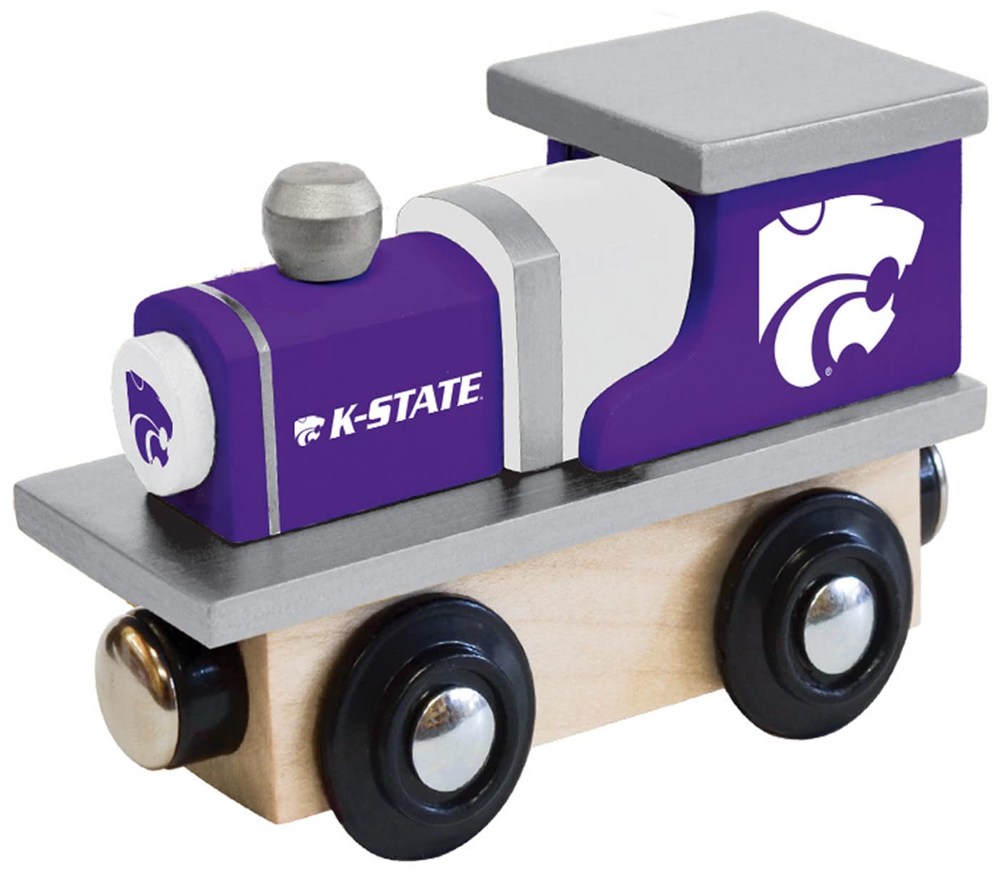 MasterPieces Wood Train Engine - NCAA Kansas State Wildcats - Officially Licensed Toddler &amp; Kids Toy