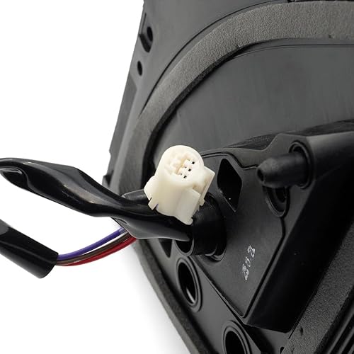 Miniatura 3 de Espejo de puerta para Toyota RAV4 2013 2014 2015 lado del pasajero  Potencia  No calefactable  Negro  Reemplazo para TO1321309  87910-42B70