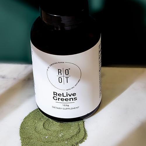 Miniatura 3 de Root Relive Greens de Dr. Rahm's | Superfood Powerhouse con verduras de hoja verde, frutas y fibras oscuras - 5.40 oz