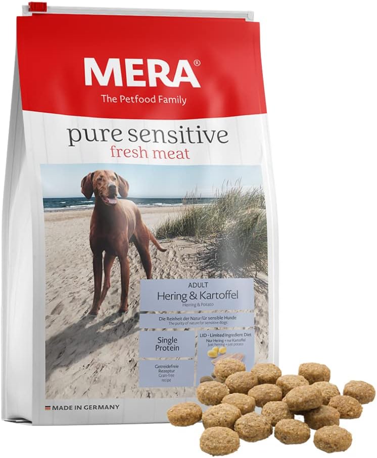 MERA Pure Sensitive Fresh Meat Adult Hering and Potato Dog Food Dry