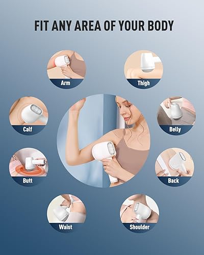 Miniatura 4 de Máquina para esculpir el cuerpo, masajeador recargable para celulitis con 5 modelos y 6 velocidades, masajeador de escultura de belleza, regalos de