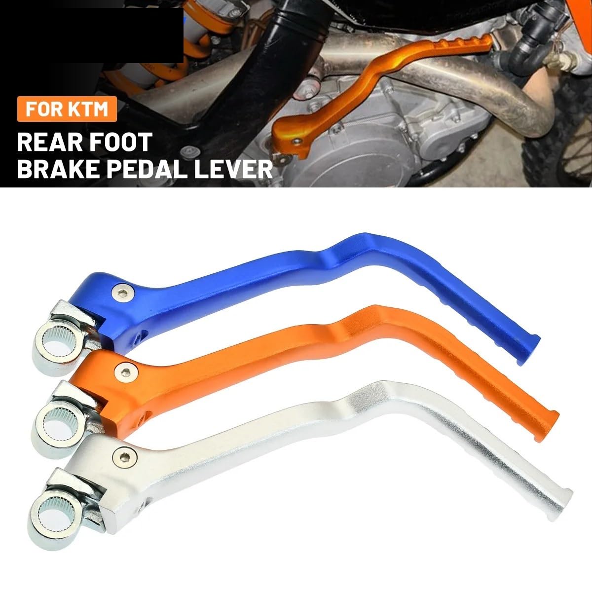 Pedale di avviamento a pedale forgiato per, adatto per KTM SX 250 XC250 XCW250 XCF250 XCFW250 SXF250 EXC300 XC300 XCW300 Pedivella Accensione Moto(Blue 503)
