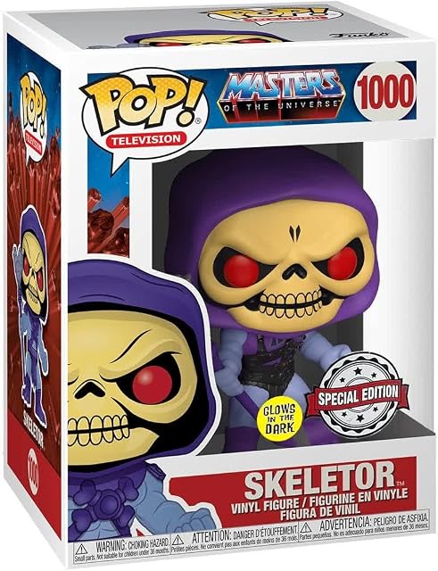 Funko 49077 Pop! Television: Masters of the Universe - Skeletor (Glow in the Dark Special Edition) #1000