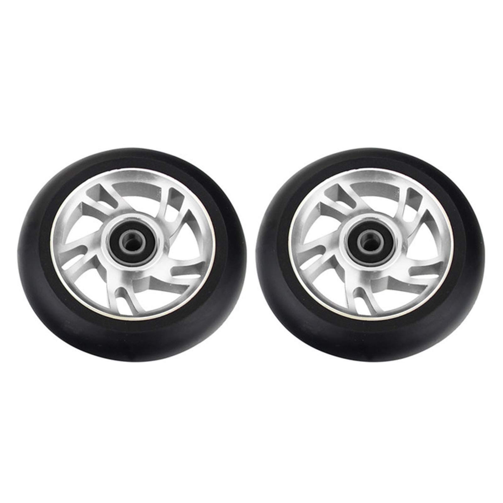 Générique Roue Trotinette Freestyle AntidéRapant 1pcs Scooter 100mm Roues à Haute résistance l'usure élastique Roulements Base de roulement Rouleaux Ski
