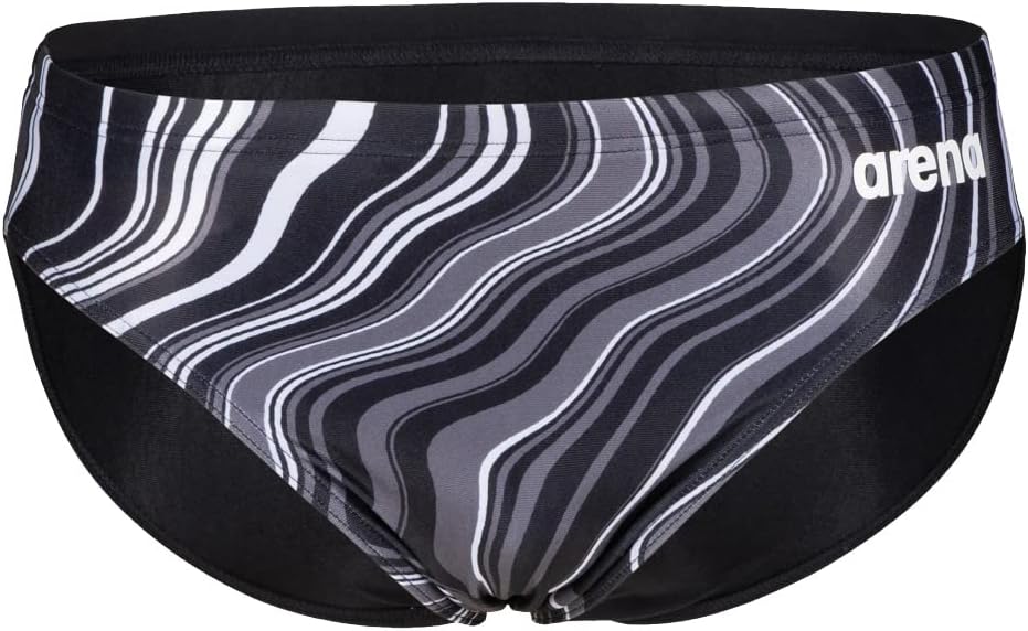 ARENA Performance Men's Marbled Swim Brief Chlorine Resistant MaxLife Swimsuit Practice Pool Training Bathing Suit - Image 4