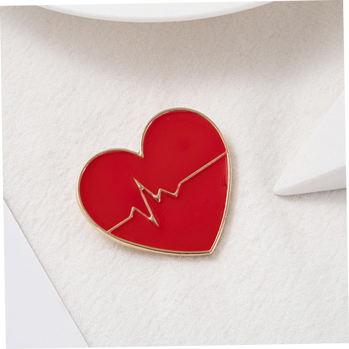 LIFKOME Spilla Medico Infermiera Spilla Distintivo Da Donna Spilla Da Bavero Spilla Da Bucato Versatile Senti Battere La Spilla Del Medico Spilla Smaltata Per Giacche Lega