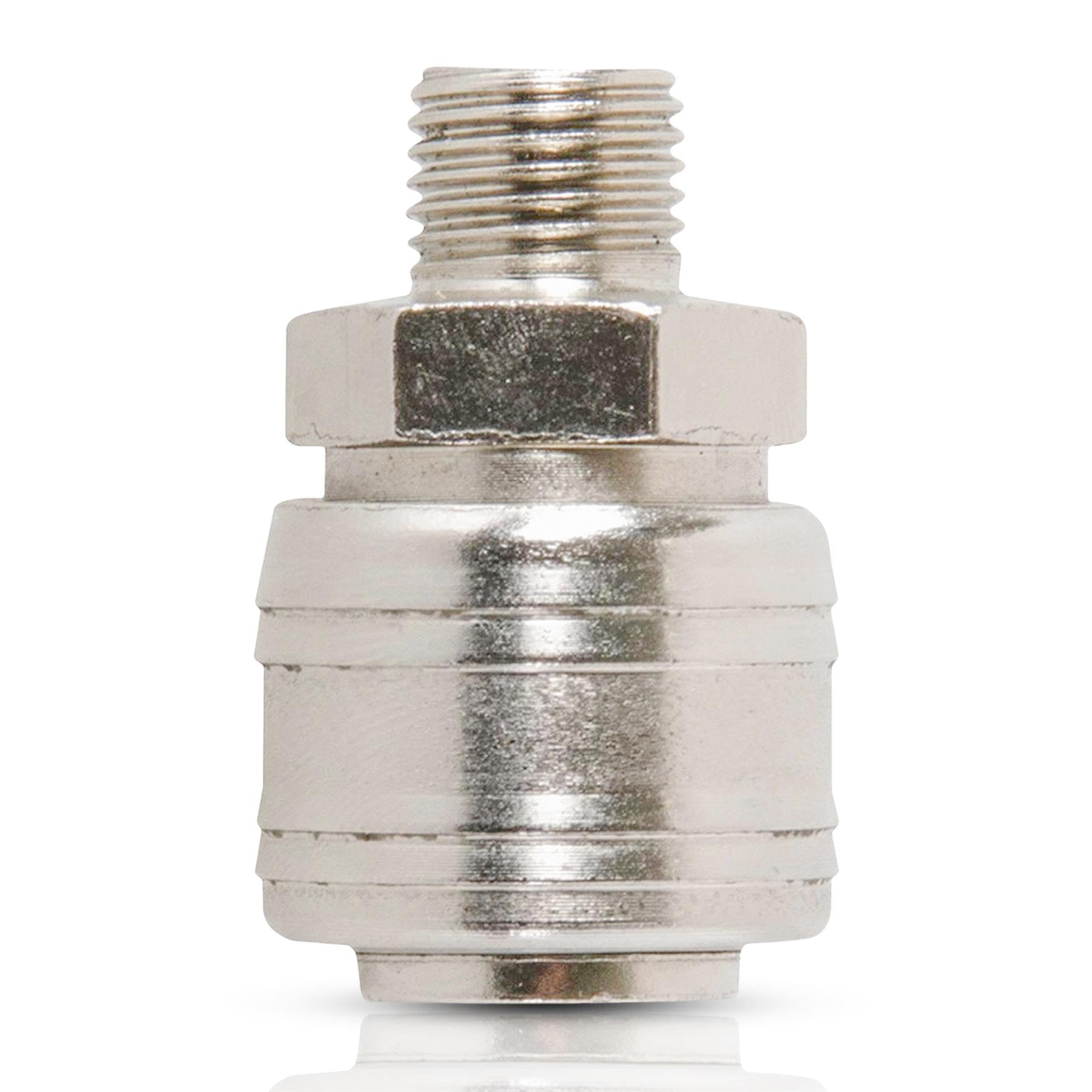 Dapetz ® Euro Air Line Fitting Quick Release Push Fit for Compressor Air Hose 1/4" BSP Male Thread