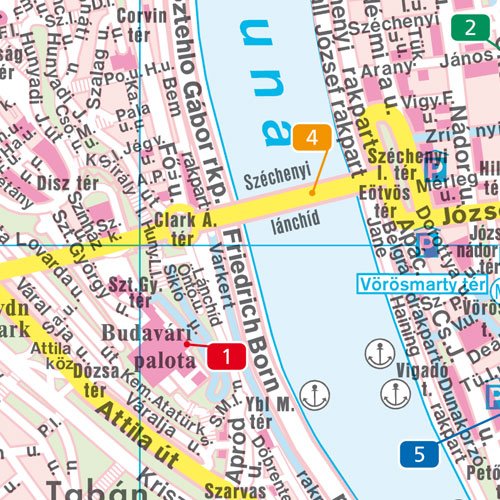 Budapest: Stadskaart 1:10 000: PL 23