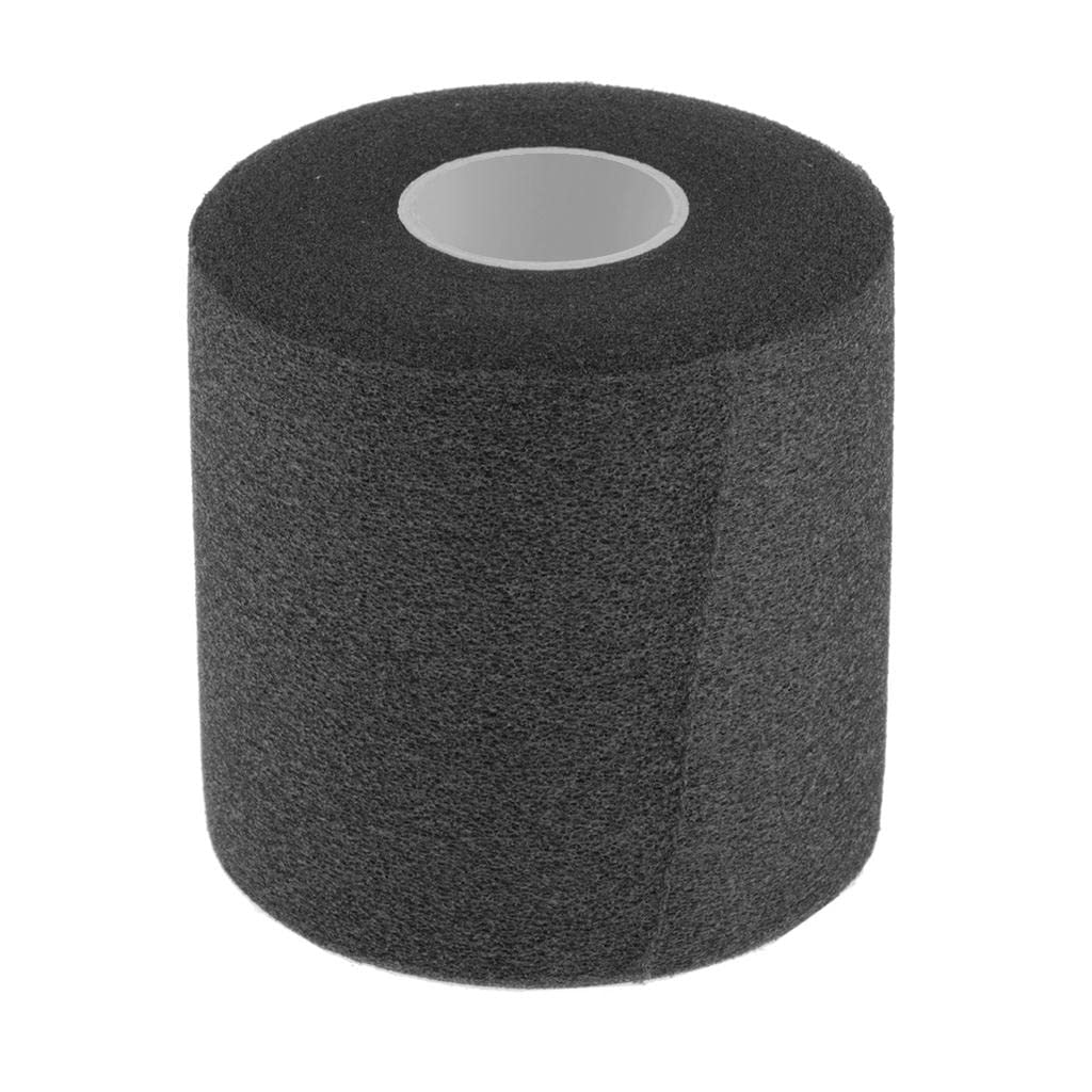 NIVAA Athletic Elastic Tape Muscle Ankle Bandage for Sports - 7cm x 27M Black-image-16