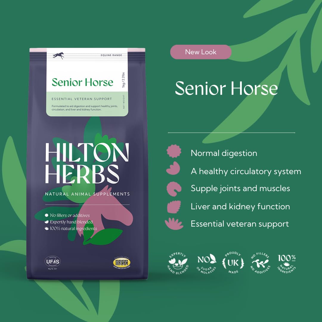 Hilton Herbs Herb Power 1 kg Complément Alimentaire Chevaux Âgés