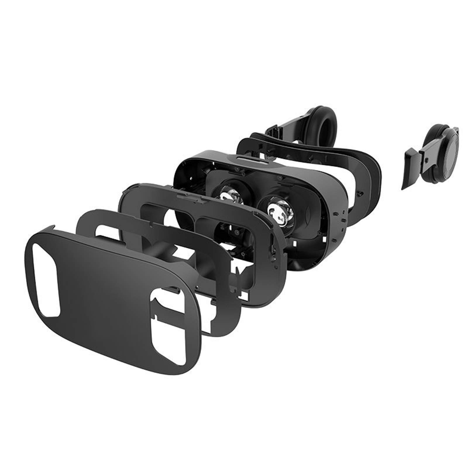 Słuchawki LAHappy VR Virtual Reality, okulary VR 3D, Smartphone VR słuchawki ze słuchawkami 120° FOV, kompatybilne z iPhone i innymi smartfonami z systemem Android 4.5 do 6.0