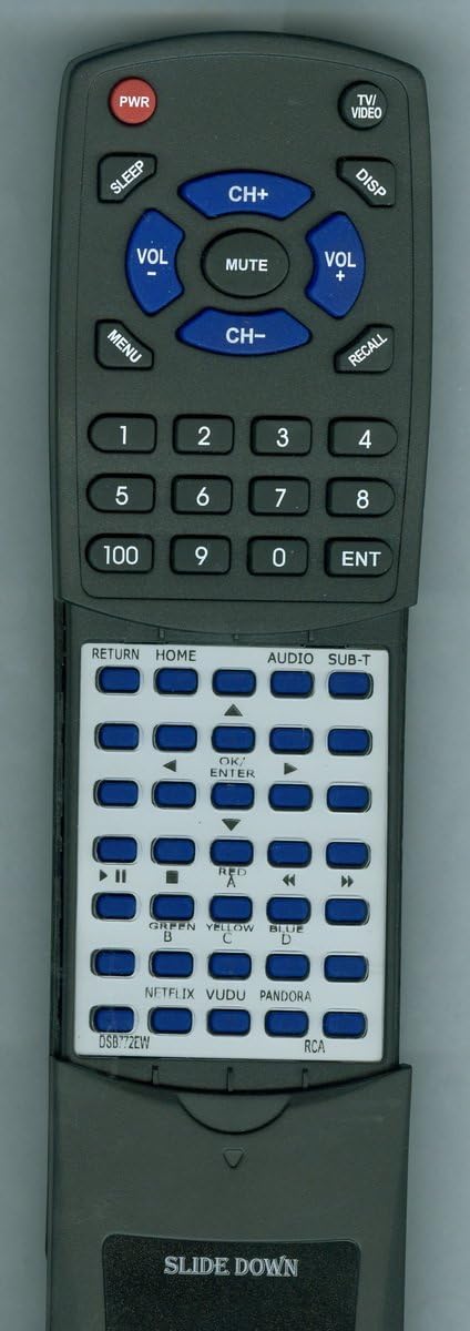 Replacement Remote Control for RCA DSB776W, DSB772WE