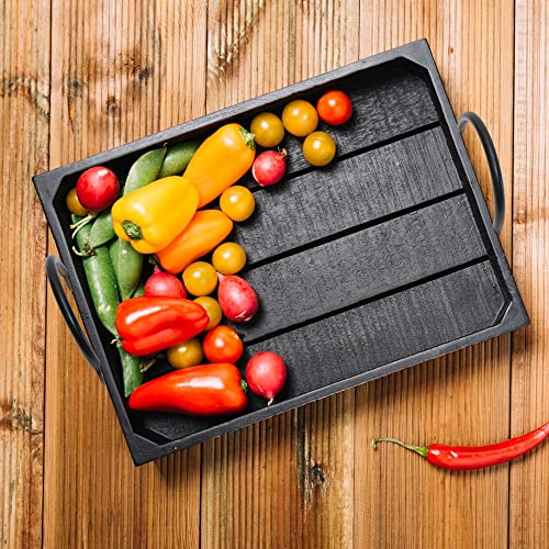 Metal Serving Tray Handles, Side Fixing Handles For Wooden Serving Trays, Kitchen Wood Charcuterie Board, Cutting Board, Wooden Box And Furniture Pulls,4 Pack (18Mm Screws) #TOP6