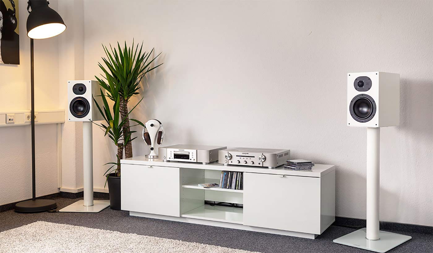 Nubert nuLine 34 | Schwarzes Regallautsprecherpaar | 2 Stück Kompaktlautsprecher | Lautsprecher für Stereo | Heimkino & HiFi Qualität auf hohem Niveau | Passive Regalboxen mit 2 Wegen
