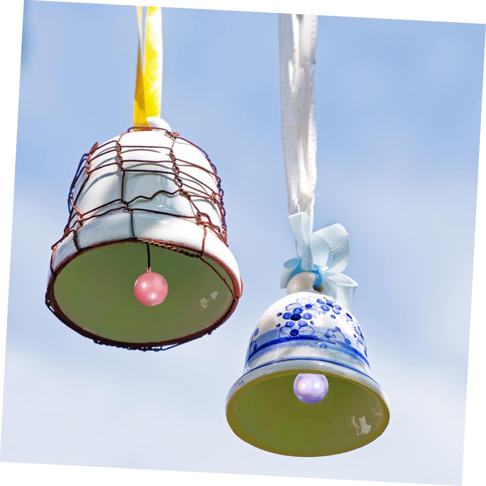 Amosfun 2 Set Di Campanelle Dacqua Rotonde in Stile Giapponese Per Appendere Accessori Per Campanelle Decorazioni Appese Ciondolo Campana Giapponese Appeso 6 Pezzi * 2