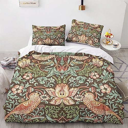 Juego de cama de loros en 3D ideal para el confort diario de niños y adultos 3