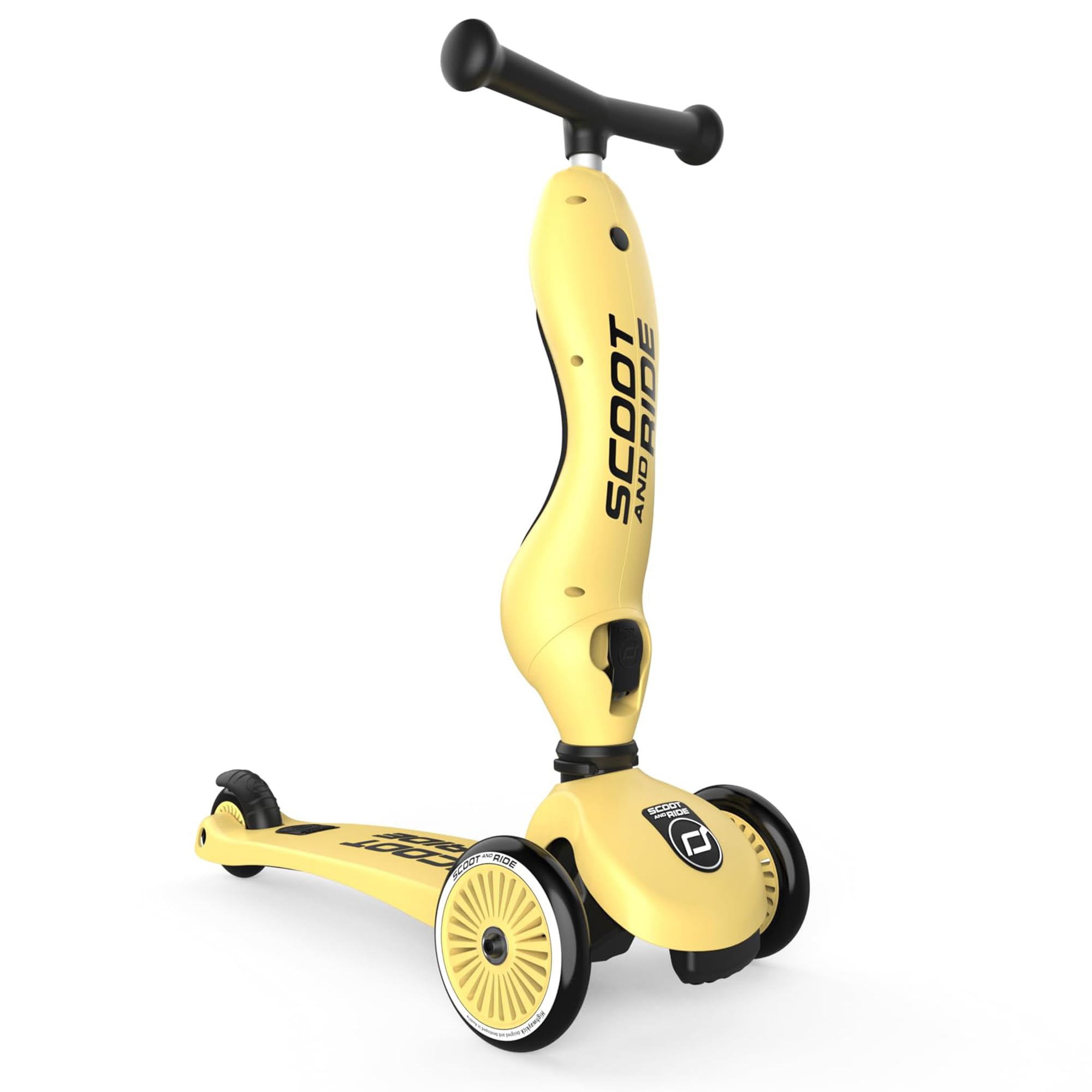 Personalizzato Scoot and Ride Highwaykick 1 Limone – 2-in-1 con seduta & regolabile in altezza – per bambini da 1 a 5 anni
