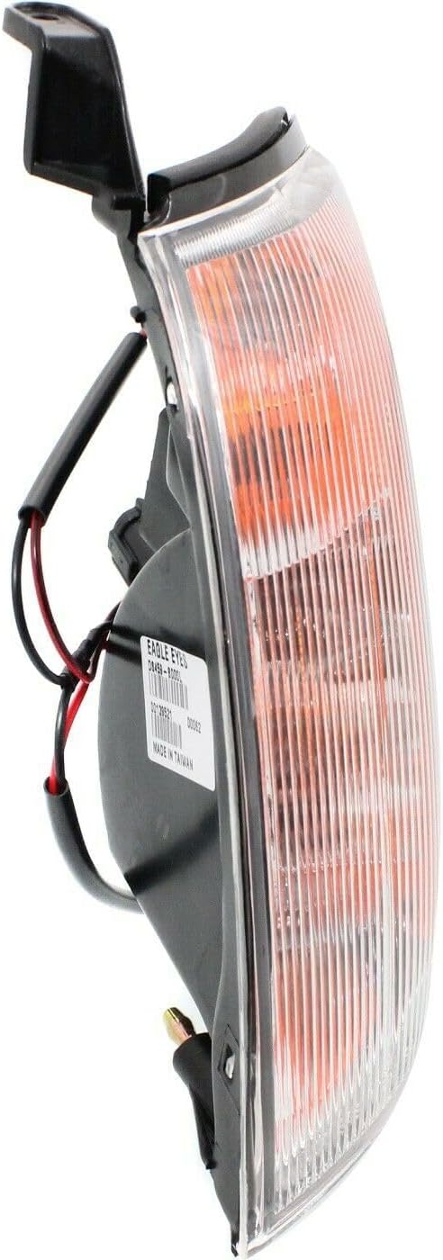 2pcs Signal Light Left Right Side Plastic Lens Clear & Amber Lens Corner Light Incandescent W/Bulbs NI2521124 261257Z425 9591273