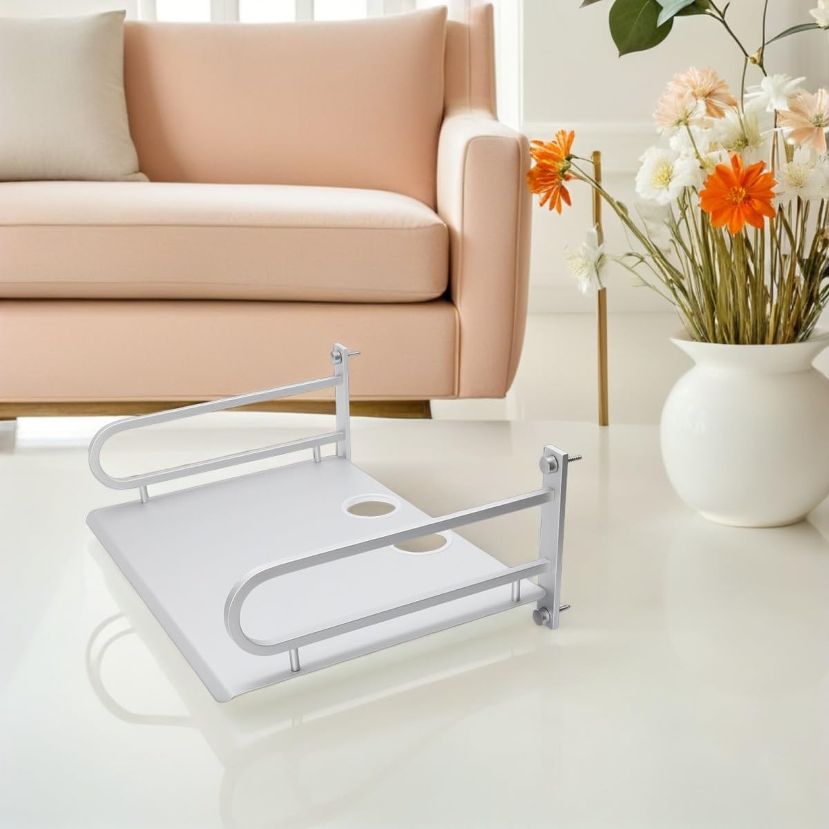 ifundom Soporte de Pared para Proyector de Aluminio, Flotante y Delgado