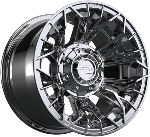 Miniatura 10 de GTW Stellar - Rueda de aluminio para carrito de golf de 15 pulgadas de 15 x 7 pulgadas, 4-4 pernos  desplazamiento 34 (negro matemecanizado)