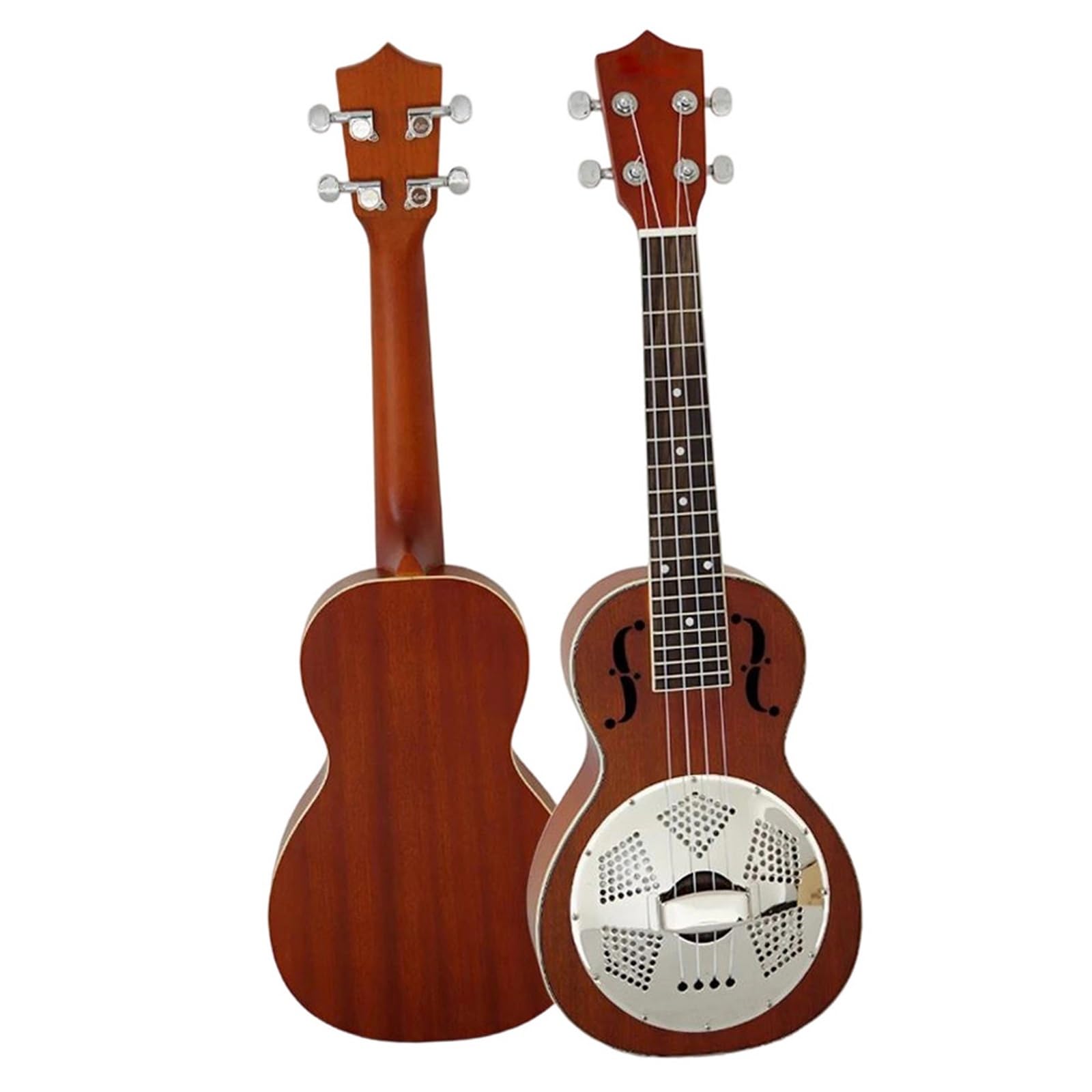 Ukulele Instrumenty Muzyczne Instrument Muzyczny Dla Początkujących Dorosłych 26 Calowy Tenorowy Ukulele Z Otworem F I Korpusem Mahoniu Rezonator 4 Struny