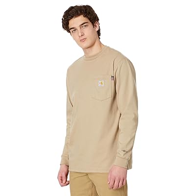 Carhartt Flame Resistant (FR) Force Cotton Long Sleeve T Shirt Men