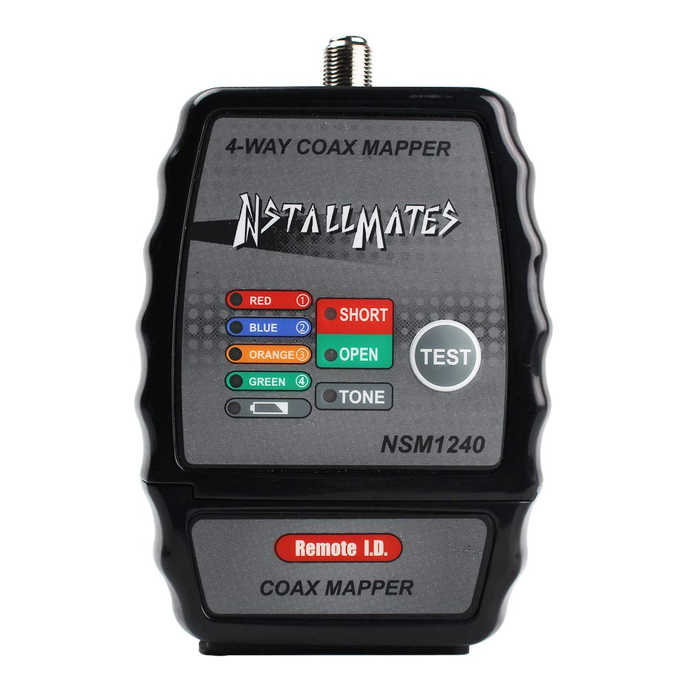 InstallMates NSM1240 4-Way Coax Cable r w/ Case