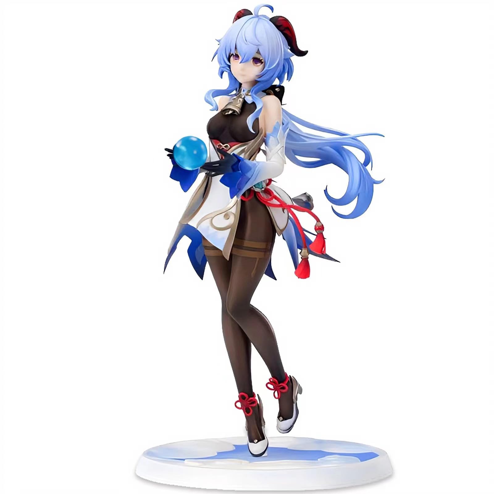 Elie&Eason Genshin Impact Ganyu Action Figure - Collectible Character Ornament and Decoration Gift, Blue, 23 cm