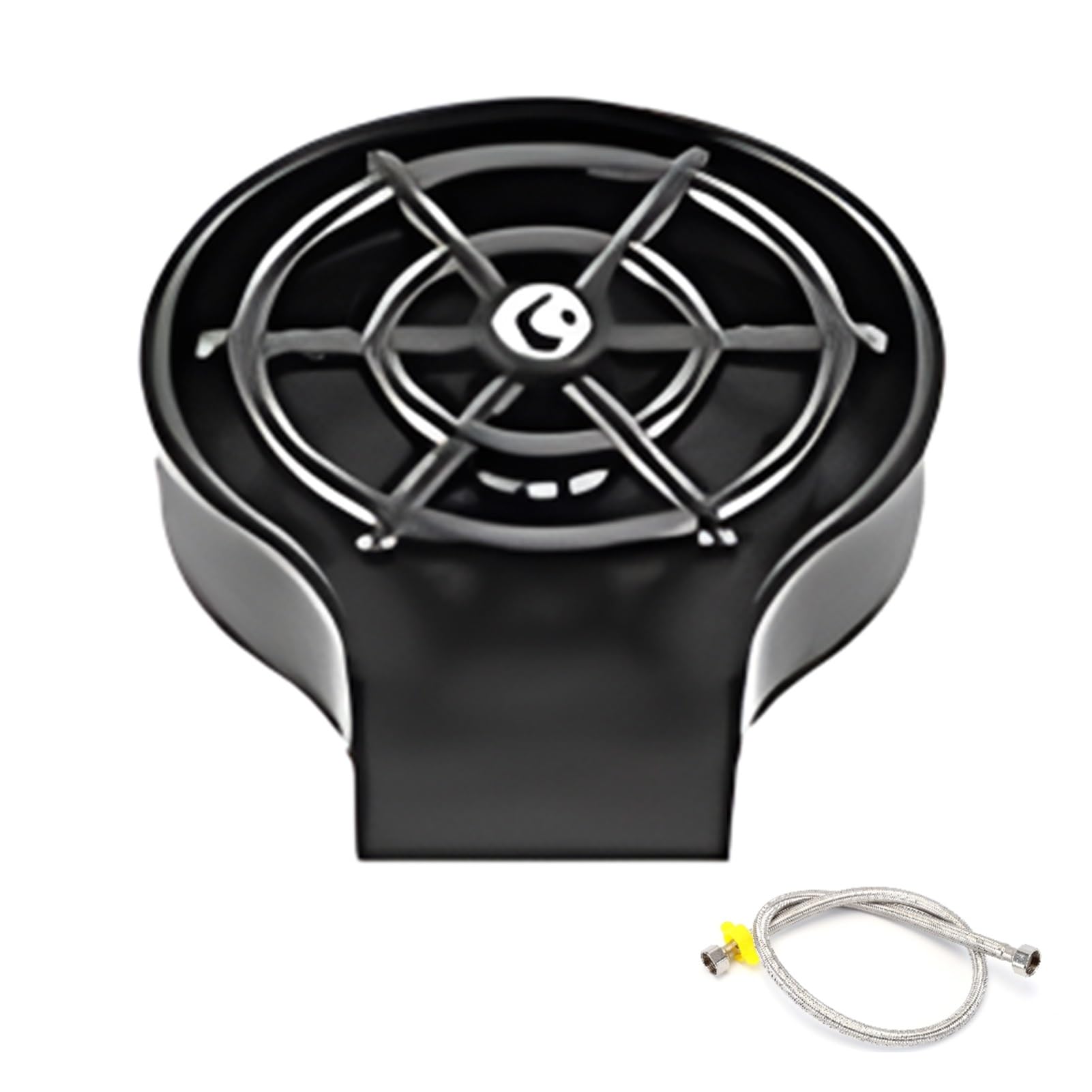 Lavadora multifuncional negra para fregadero de cocina y fregadero de bar, herramienta versátil para grifos de cascada, mejora la limpieza y la limpieza en tu hogar