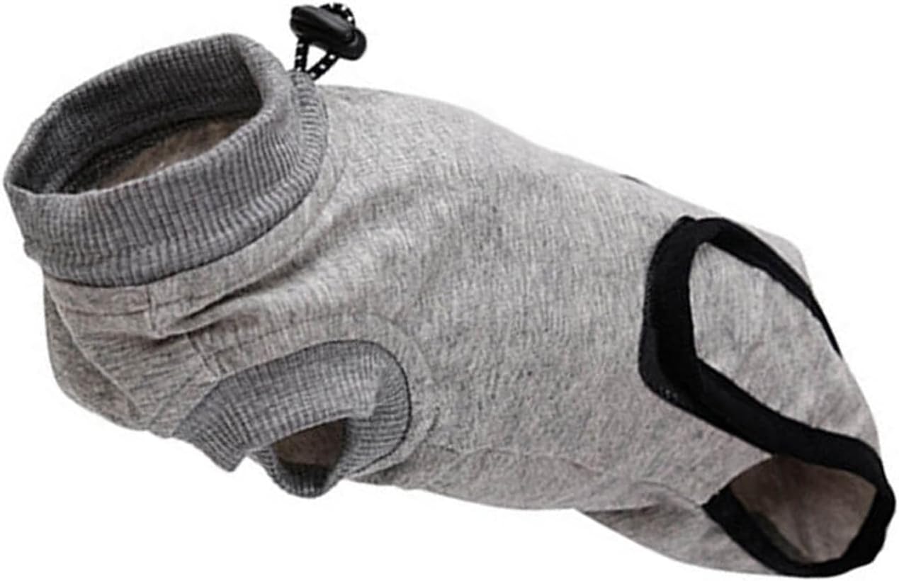 2 Stretchy Post-Surgery Bodysuit, Abdominal Wound Protector, Easy Wash & Licking Design Stop Licking Spay Shirt