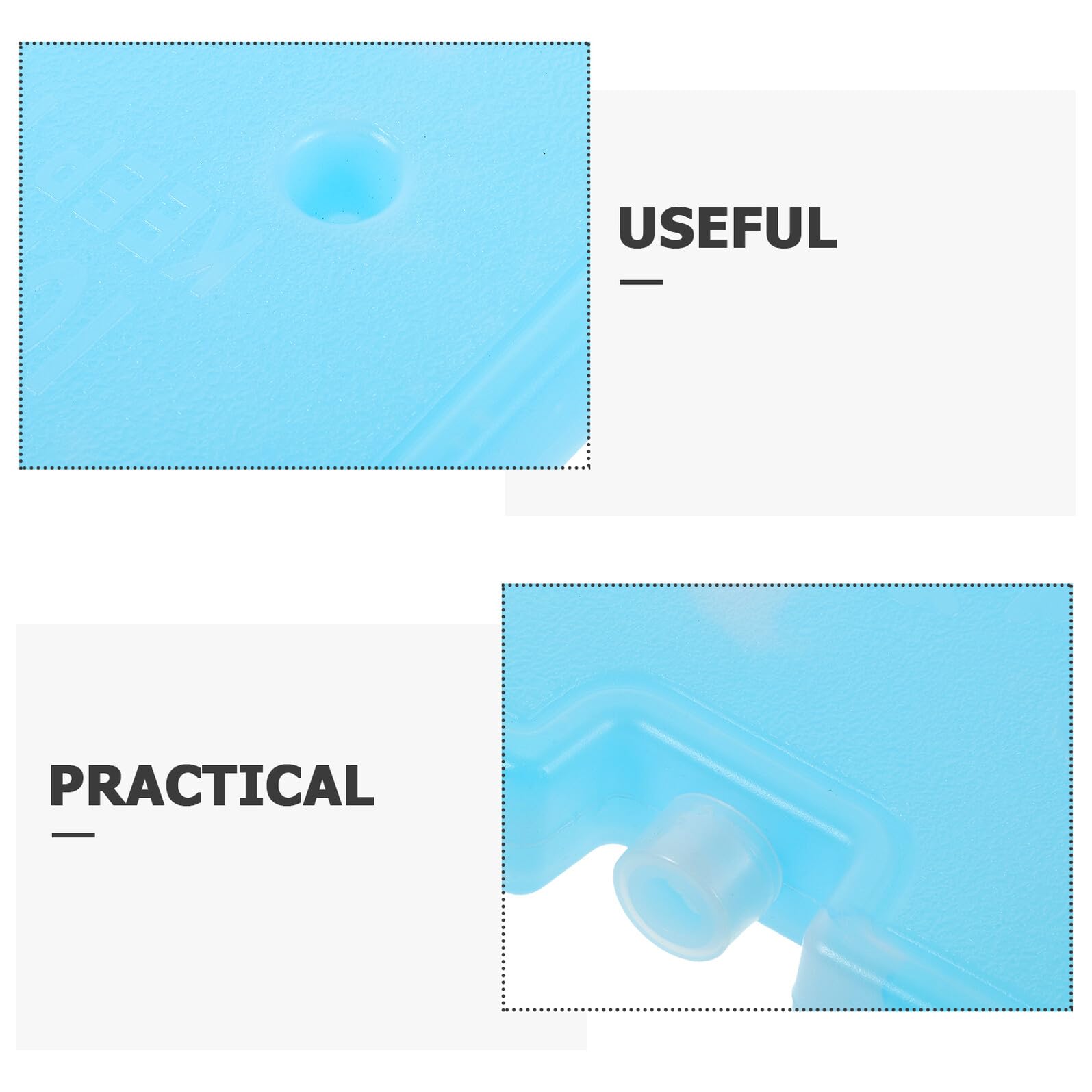 Toddmomy Ice Pack Réutilisables Capacité pour Boîte à Lunch Blocs Réfrigérants Étanches pour Pique Camping et Conservation Alimentaire Extérieure