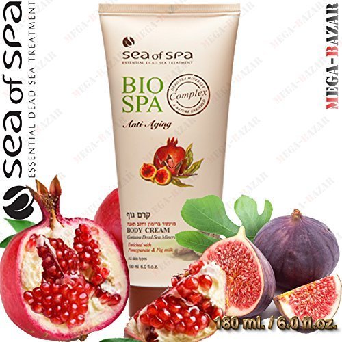 The BEST Dead Sea Anti-Aging Body Cream With Dead Sea Minerals - 180ml (Avocado / Calendula Oil)(Olive Oil, Honey / Propolis)(Pomegranate / Fig Milk)(Carrot / Sea Buckthorn)(Shea Butter / Aloe Vera)