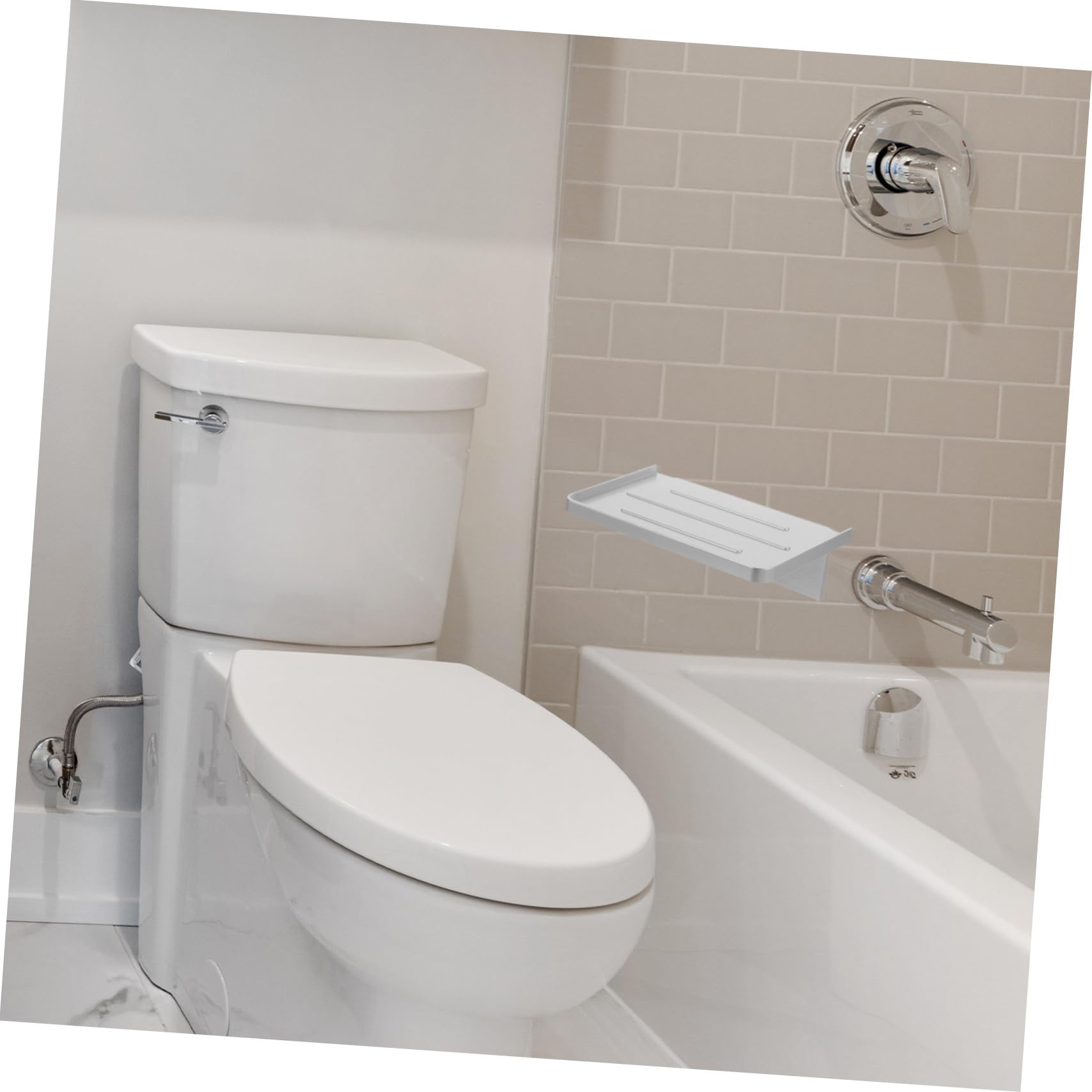 Veemoon 5pezzi Supporto Per Telefono Da Bagno Muro Mensola Per Smartphone Da Appendere Bagno Stabile e Pratica Senza Foratura Design Moderno Per Organizzare Gli Accessori