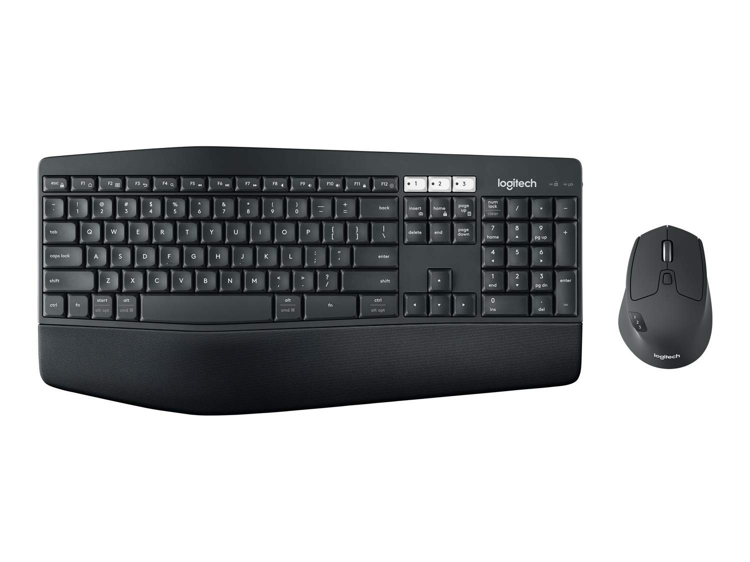 Logitech MK850 Performance Clavier RF sans Fil + Bluetooth QWERTZ Suisse Noir