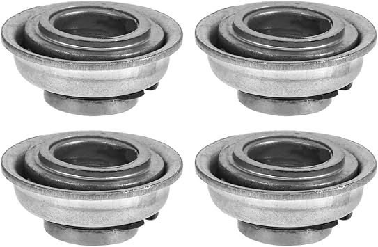 Wheelchair Replacement Parts 4 Pack Front Fork Stem Bearings for Walker Wheels Swivel Wheels for Walker for Wheelchairs Rollators Transport Chairs 1.18 X 1.02 X 0.59 in