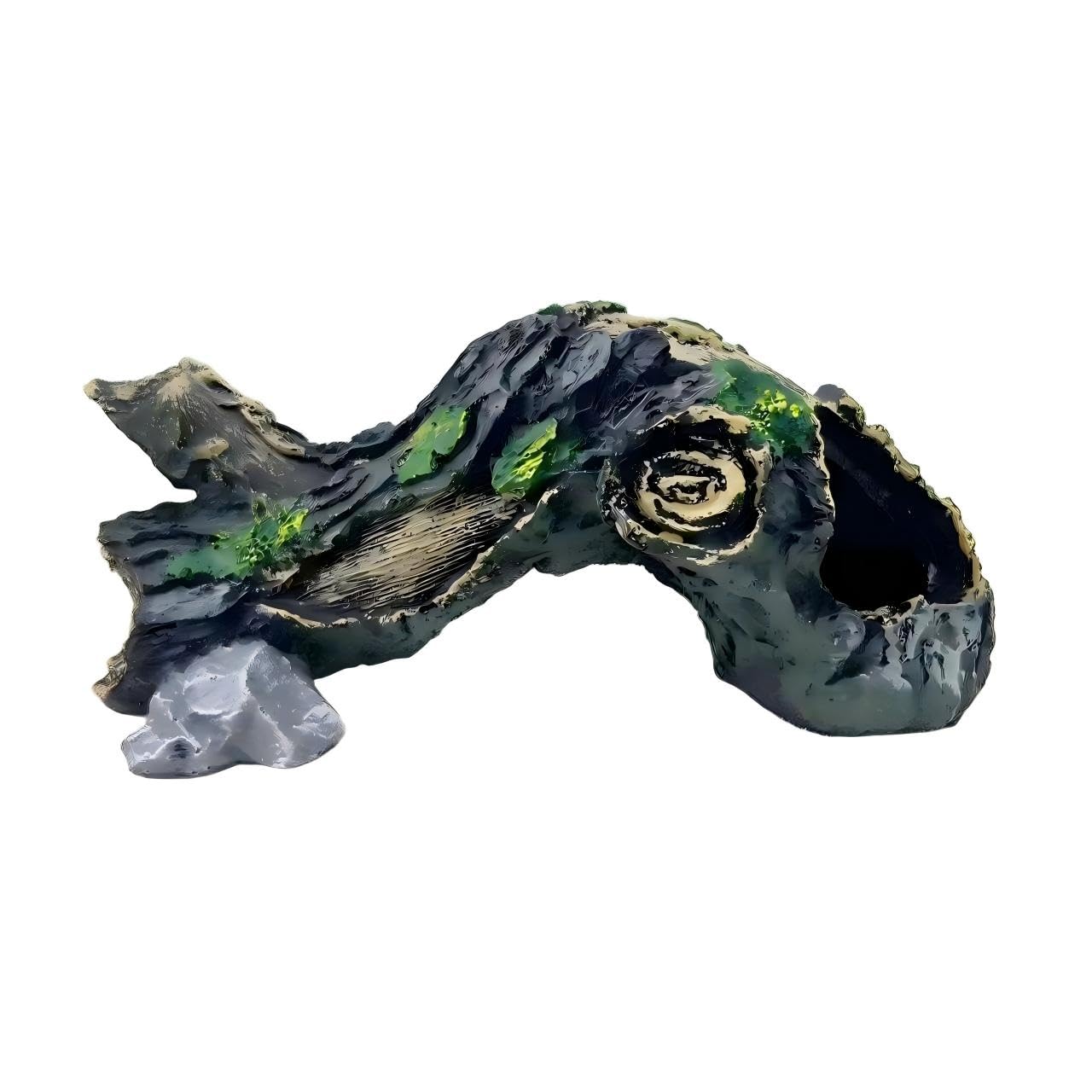 Adorno Decorativo para Acuario de Madera Flotante, diseño de Corteza, Paisaje de pecera, Accesorios para Acuario 20,5x8,5x7,5 cm, 230g